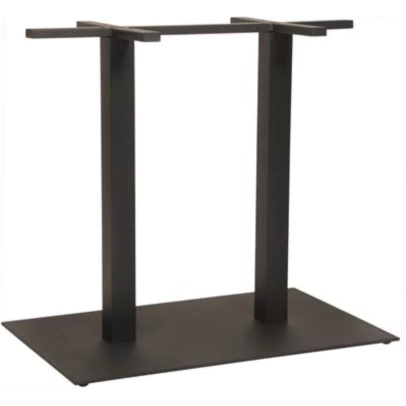 Danube Twin Table Base 800mm x 500mm Black