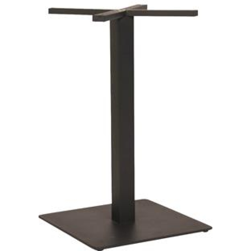 Danube Square Table Base 450mm SQ Black