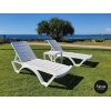 aqua sunlounger 3 piece package with side table
