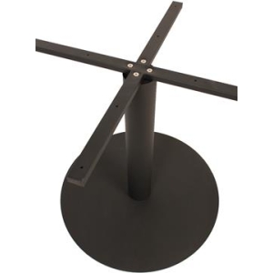 Alternative view of Danube Table Base 720mm Disc Black
