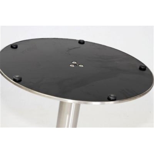 Alternative view of Prague Table Base 450mm Disc S/S
