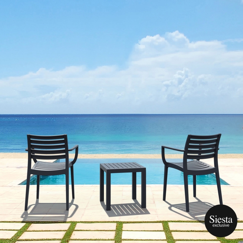 3 piece pool side setting with artemis armchair