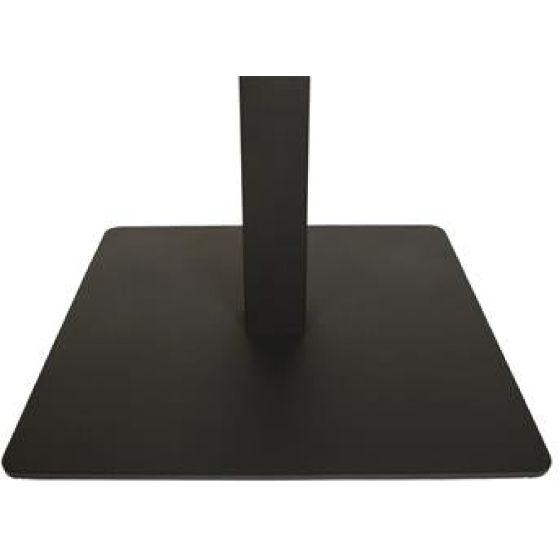 Danube Square Table Base 450mm SQ Black - Image 3