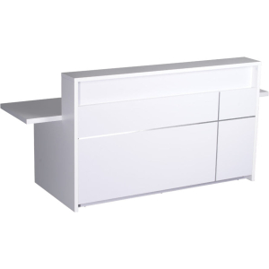 Alternative view of 5-0 Reception Counter Gloss White