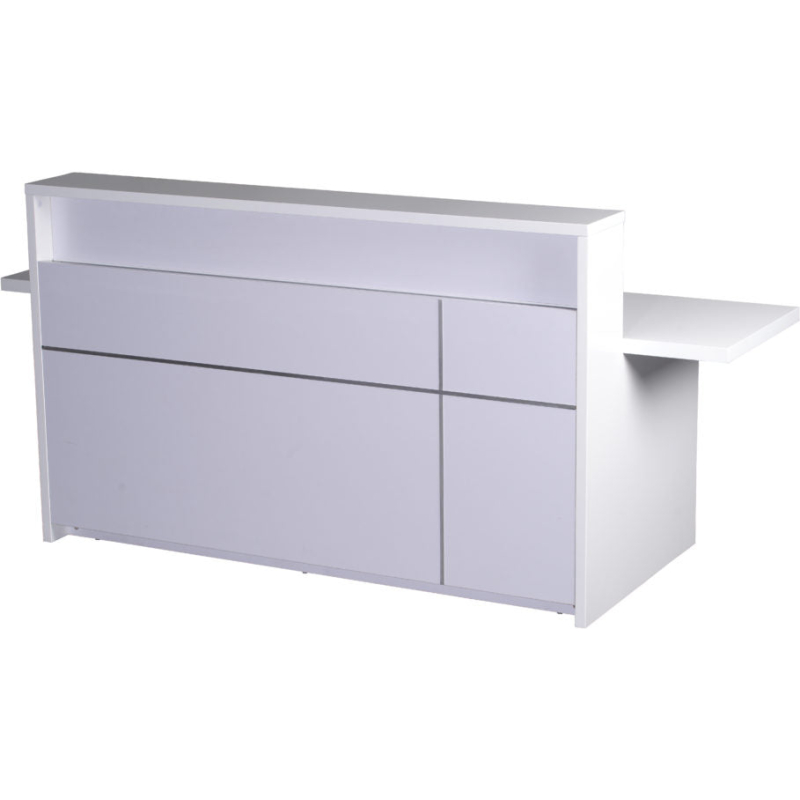 5-0 Reception Counter Gloss White - Image 3