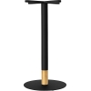 tivoli bar base black + black brass collar 540mm disc