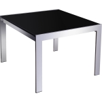 Coffee Table With Black Glass Top