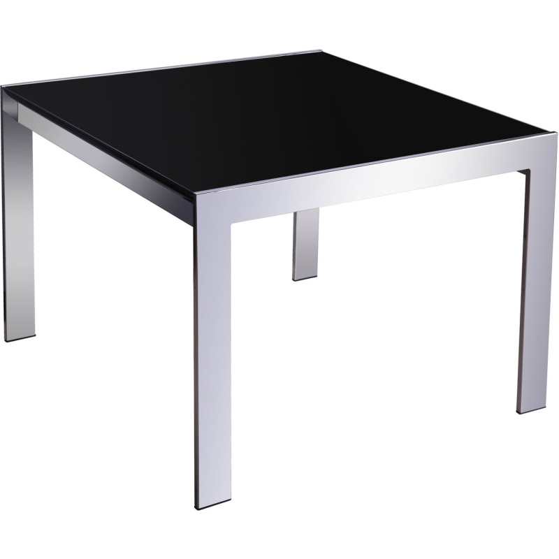 Coffee Table With Black Glass Top