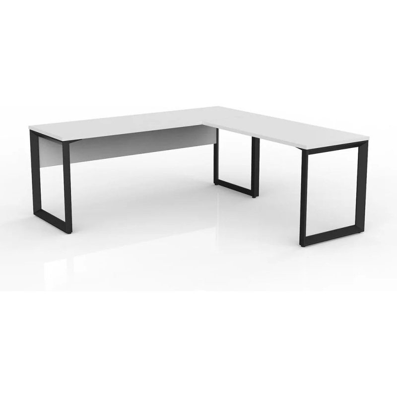 Anvil Desk with Return and Modesty - Right Hand