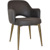 Albury Arm Chair Brass Leg - Image 4