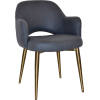 Albury Arm Chair Brass Leg - Image 6