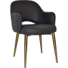 Albury Arm Chair Brass Leg - Image 2