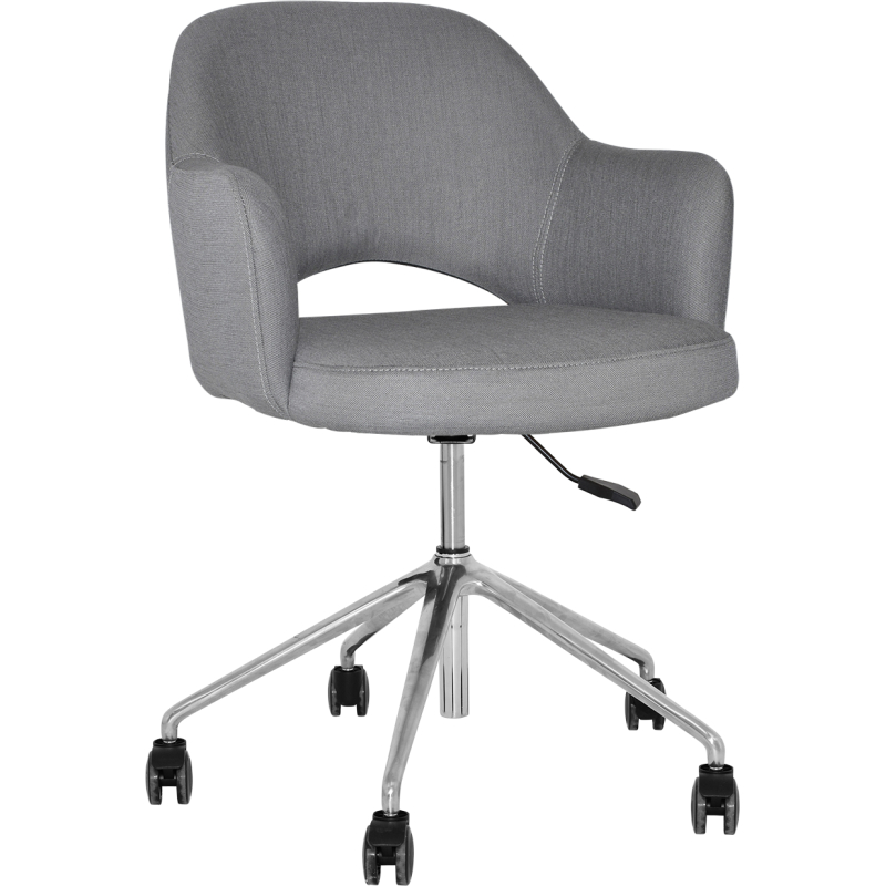 Albury Arm Chair Aluminium Castor Base - Image 9
