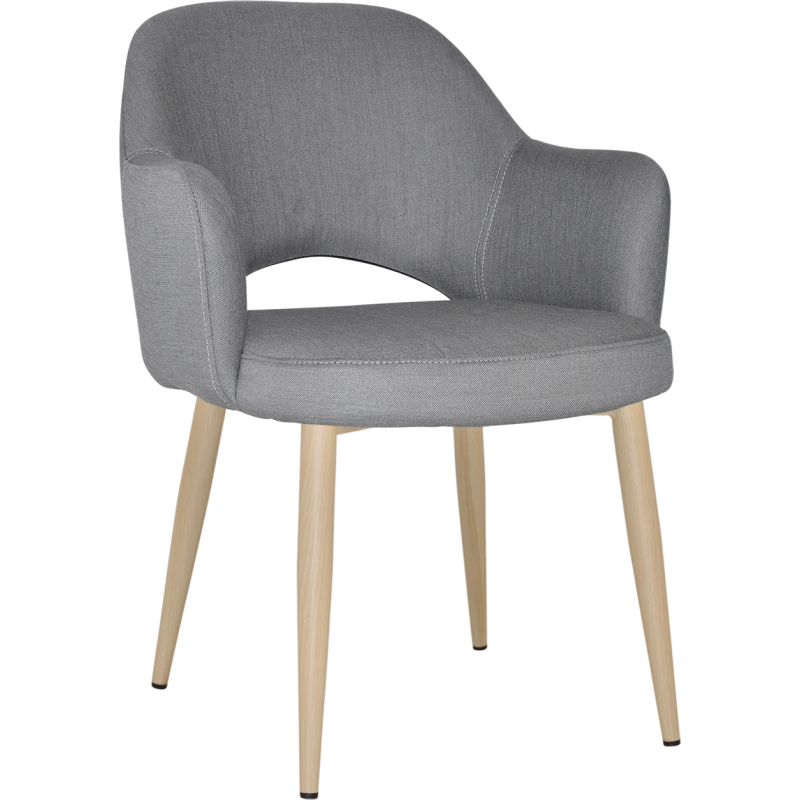 Albury Arm Chair Birch Metal Leg - Image 7