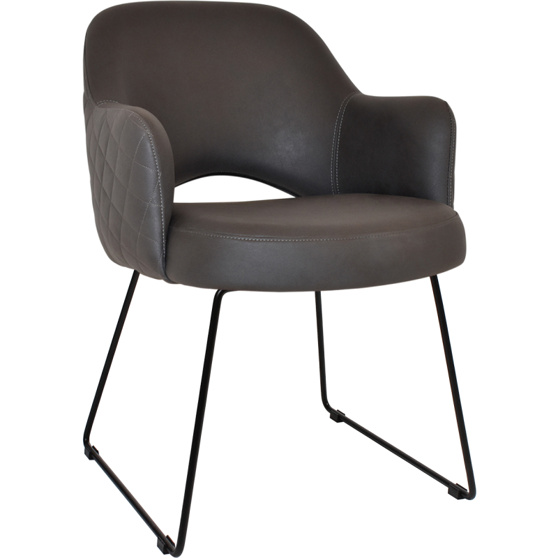 Albury Arm Chair Sled Base - Image 12