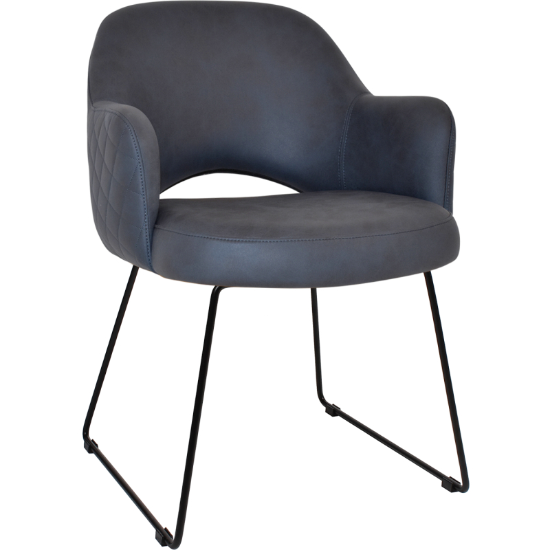 Albury Arm Chair Sled Base - Image 13