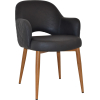 Albury Arm Chair Light Oak Metal Leg - Image 12