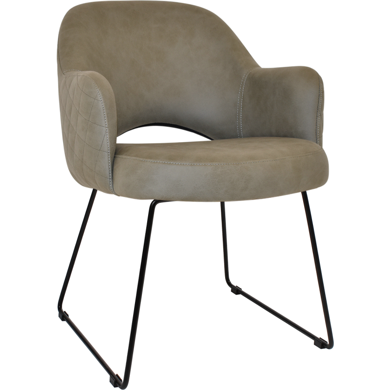 Albury Arm Chair Sled Base - Image 15