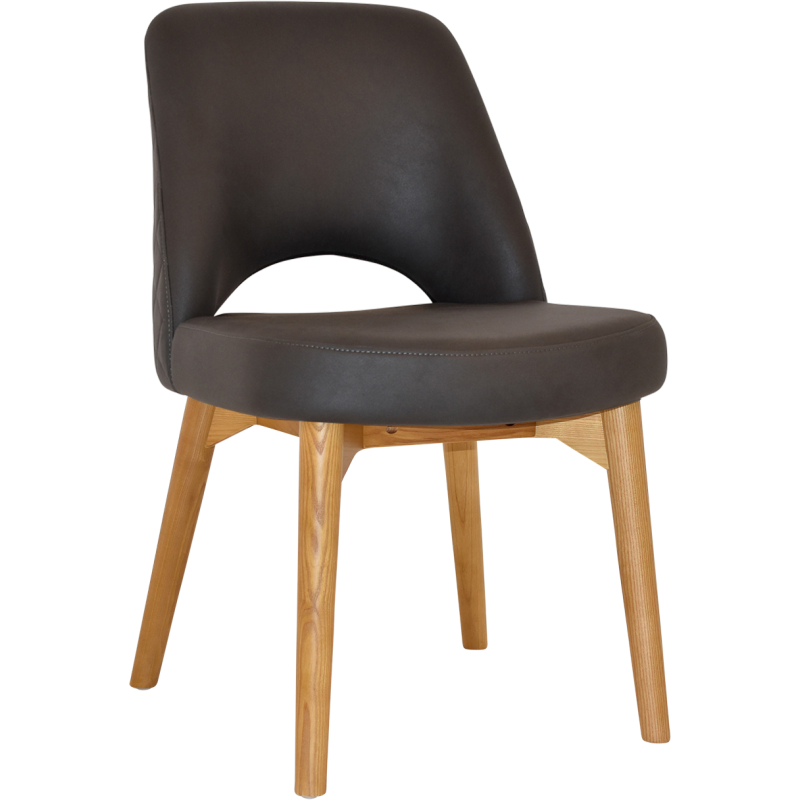 Albury Chair Light Oak Timber Leg - Image 12