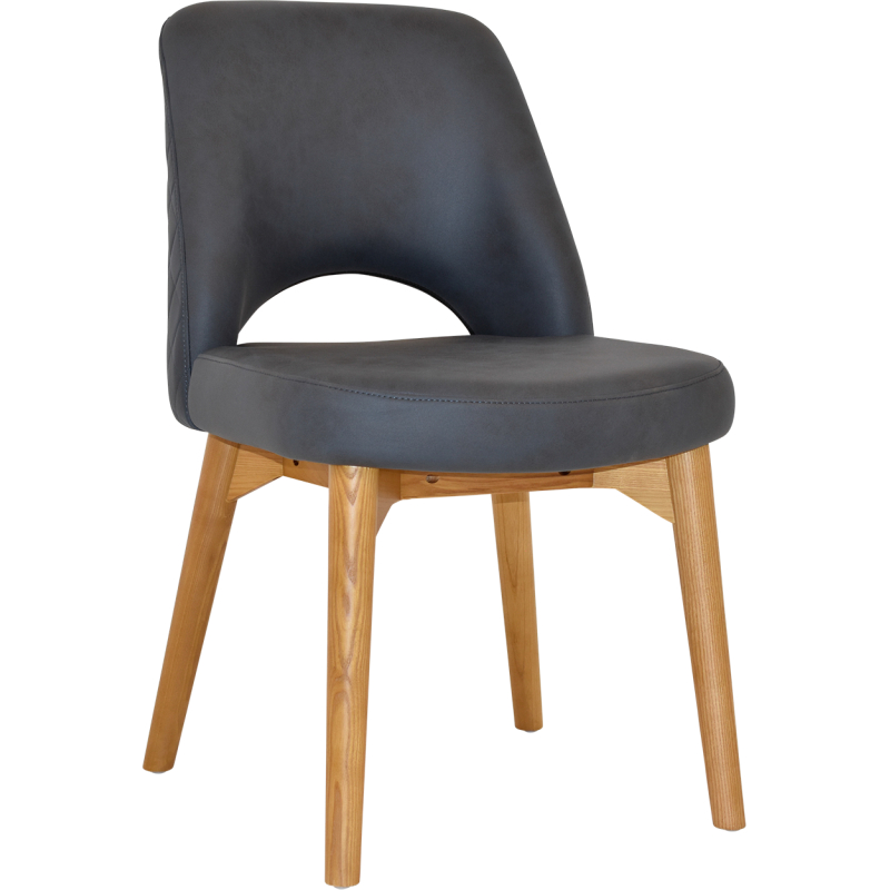 Albury Chair Light Oak Timber Leg - Image 13