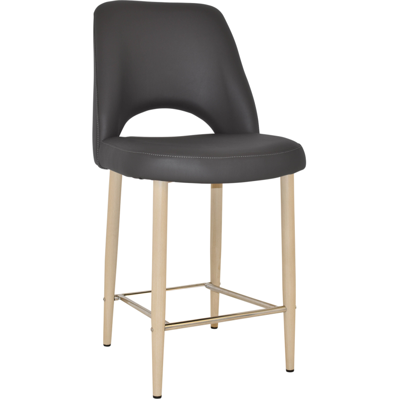Albury Stool 65cm High Birch Metal Leg - Image 10