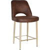 Albury Stool 65cm High Birch Metal Leg - Image 8