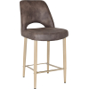 Albury Stool 65cm High Birch Metal Leg - Image 5