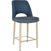 Albury Stool 65cm High Birch Metal Leg - Image 3