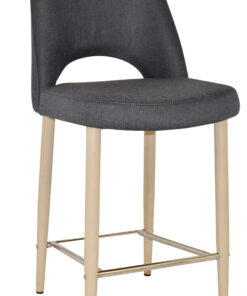 Alternative view of Albury Stool 65cm High Birch Metal Leg