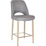 Albury Stool 65cm High Birch Metal Leg