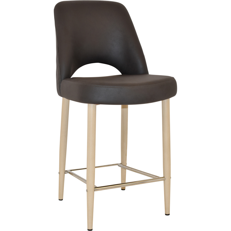 Albury Stool 65cm High Birch Metal Leg - Image 12