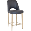 Albury Stool 65cm High Birch Metal Leg - Image 13