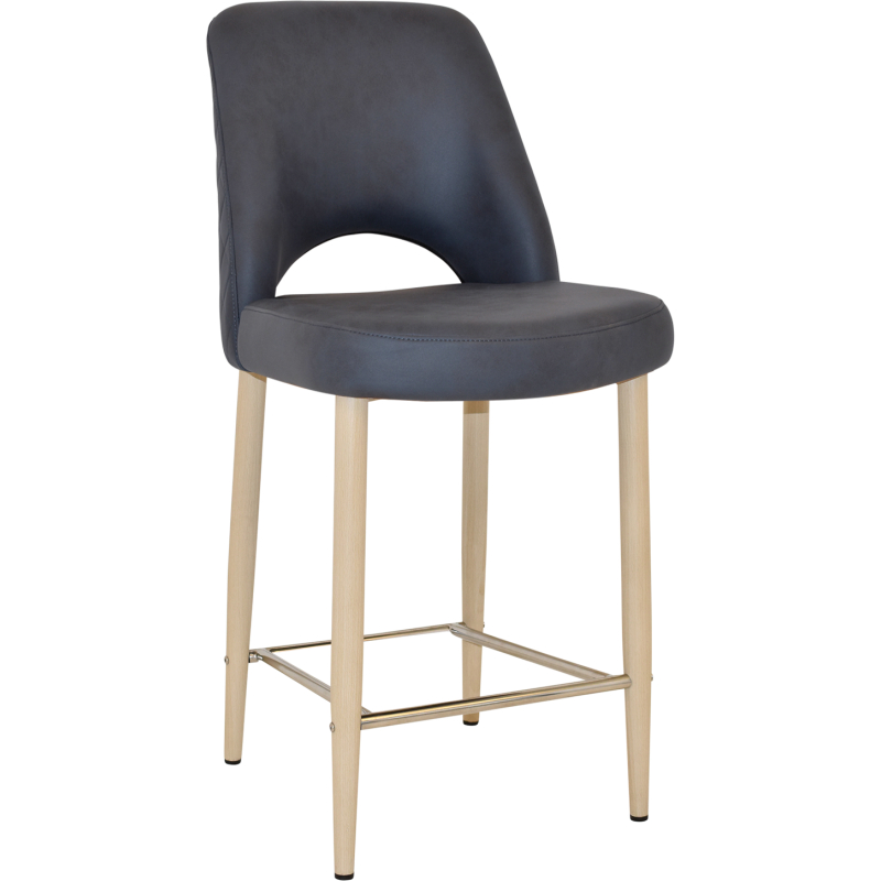 Albury Stool 65cm High Birch Metal Leg - Image 13