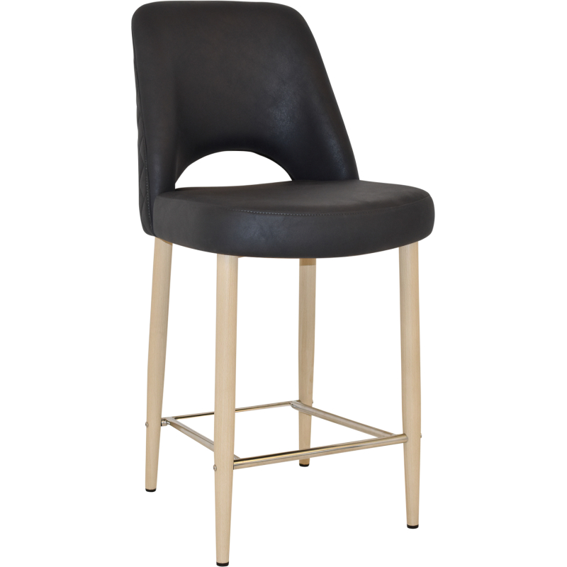 Albury Stool 65cm High Birch Metal Leg - Image 14