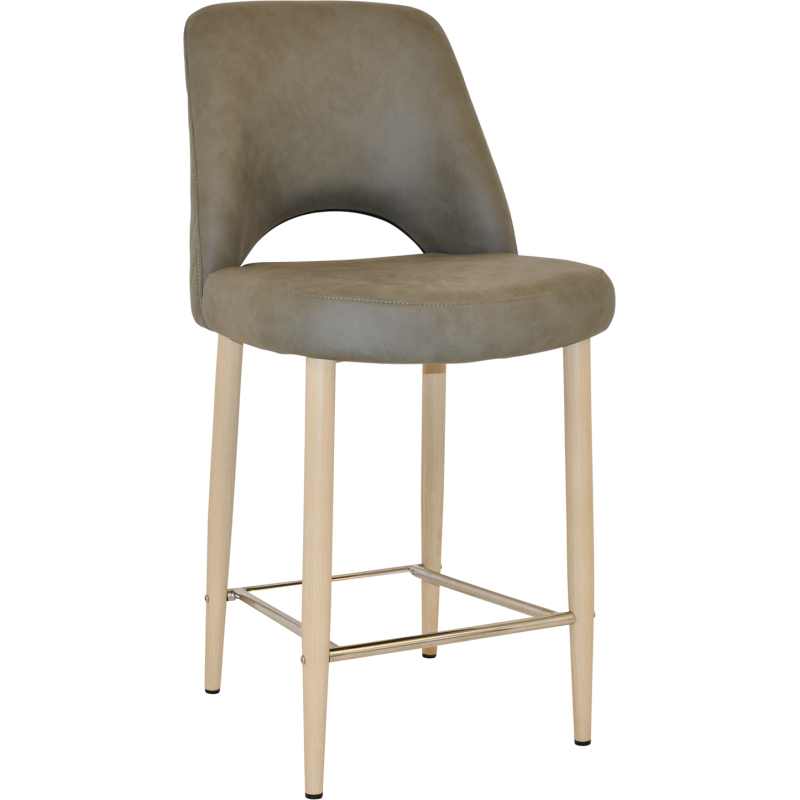Albury Stool 65cm High Birch Metal Leg - Image 15