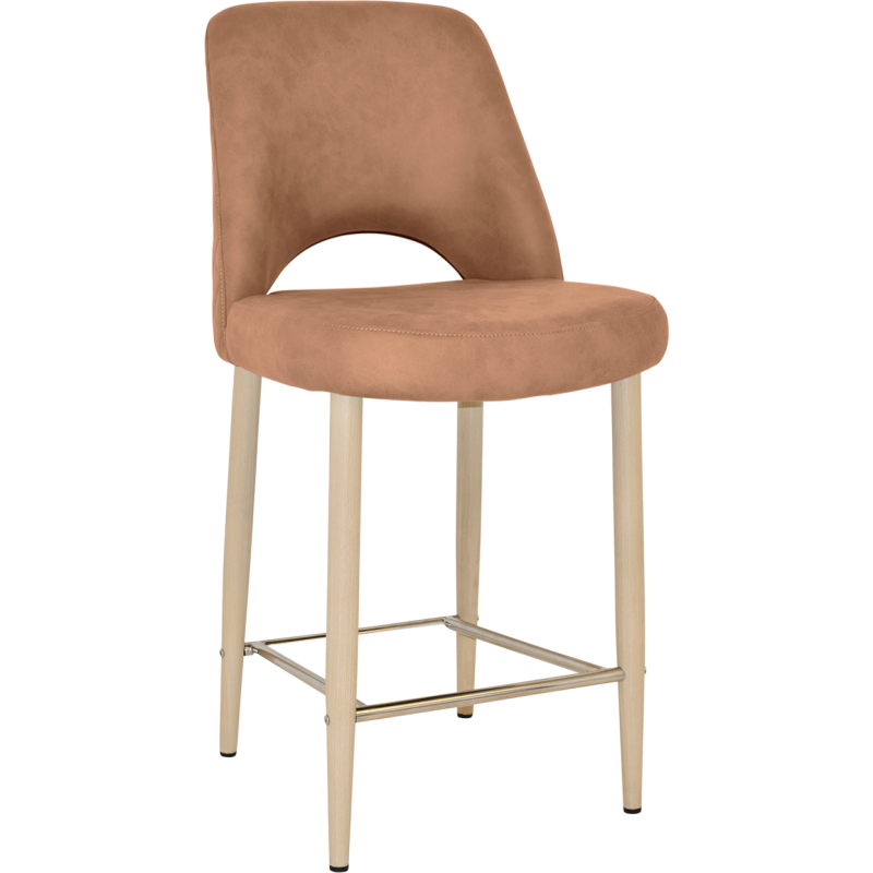 Albury Stool 65cm High Birch Metal Leg - Image 16