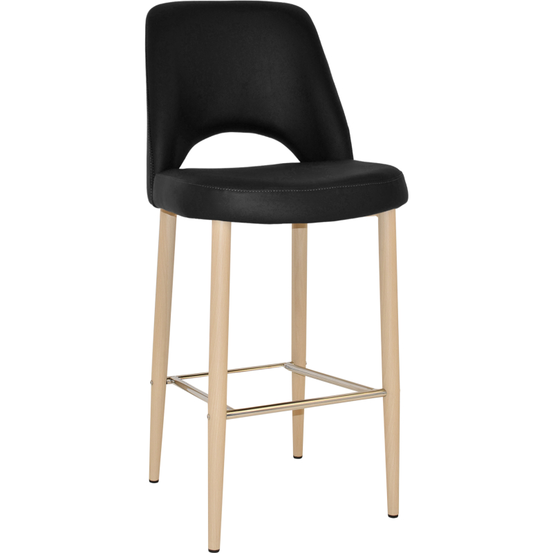 Albury Stool 75cm Birch Metal Leg - Image 9