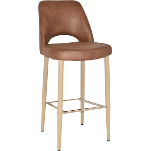 Albury Stool 75cm Birch Metal Leg