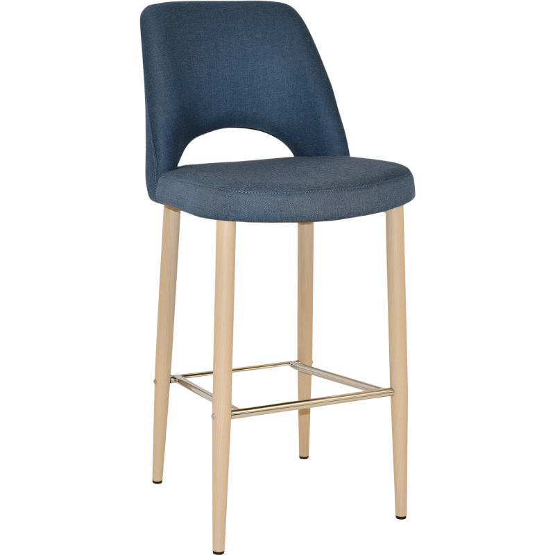 Albury Stool 75cm Birch Metal Leg - Image 6