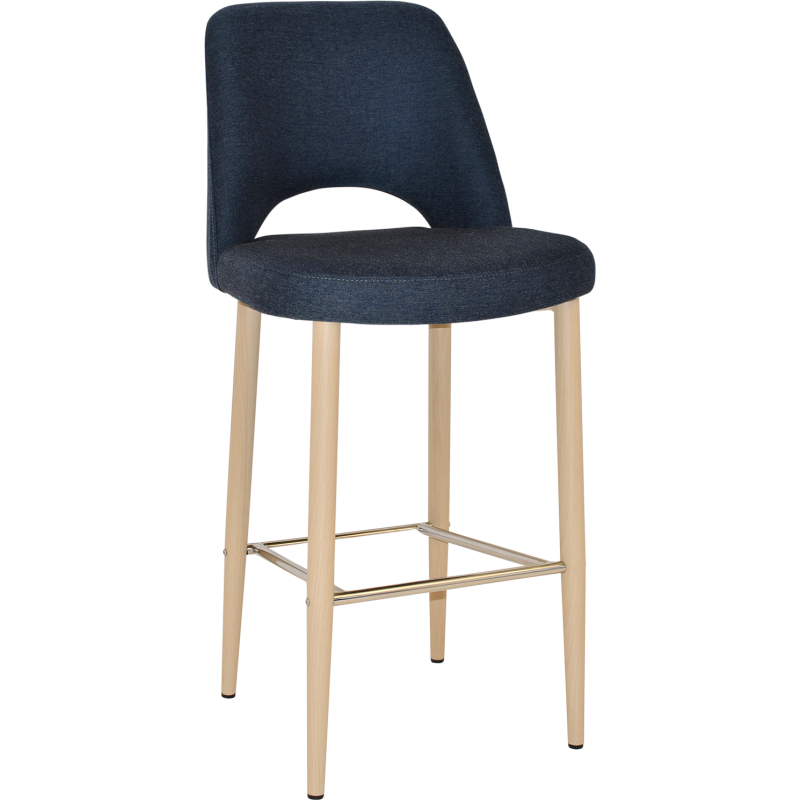 Albury Stool 75cm Birch Metal Leg - Image 5
