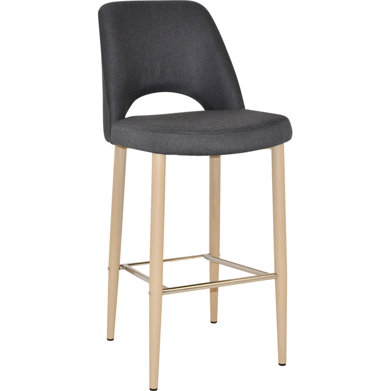 Albury Stool 75cm Birch Metal Leg - Image 7