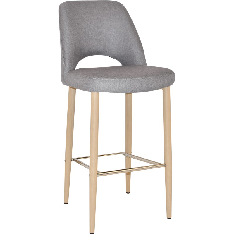 Albury Stool 75cm Birch Metal Leg - Image 8