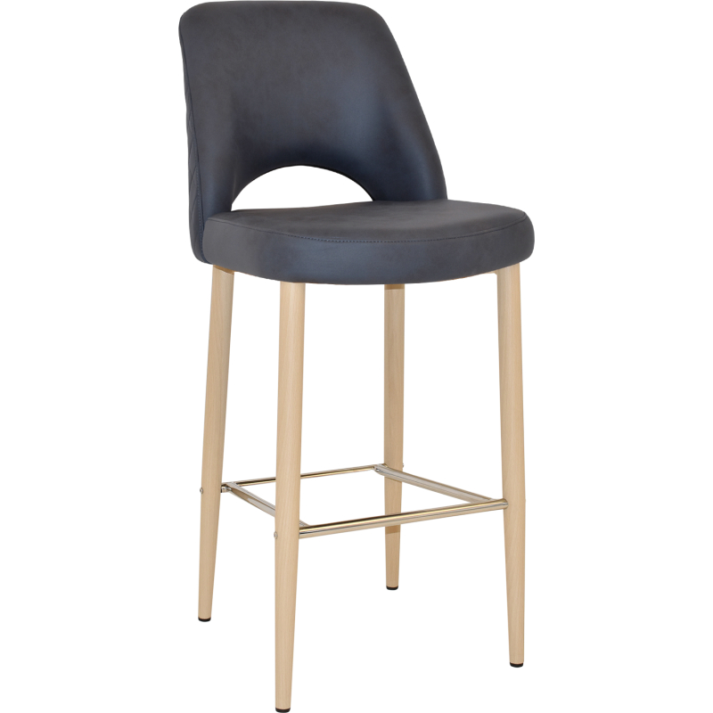 Albury Stool 75cm Birch Metal Leg - Image 13
