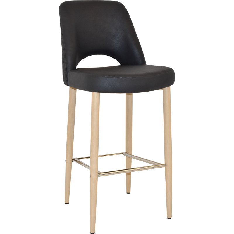 Albury Stool 75cm Birch Metal Leg - Image 14