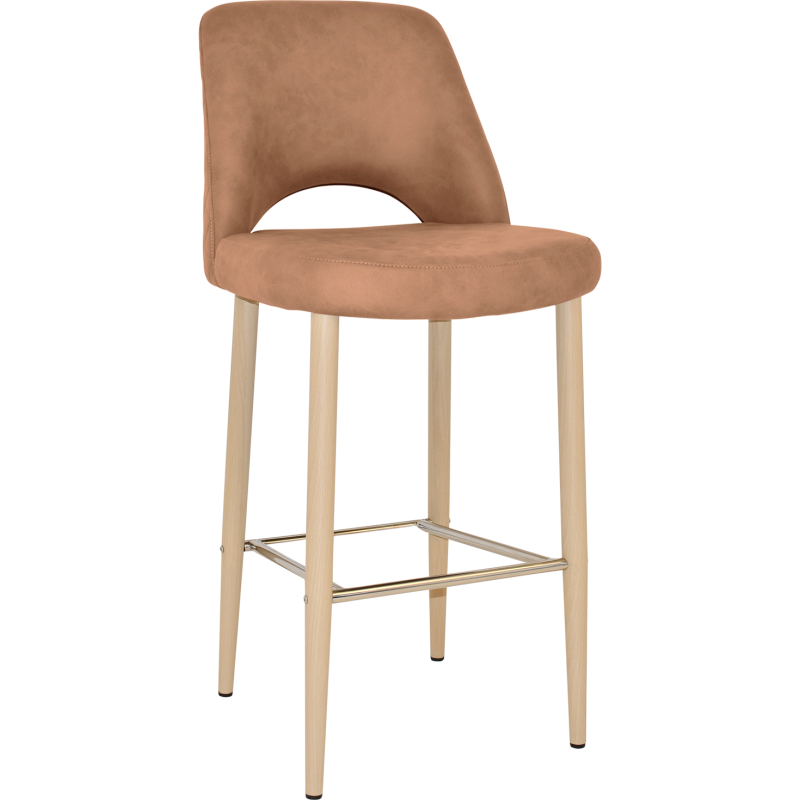Albury Stool 75cm Birch Metal Leg - Image 16