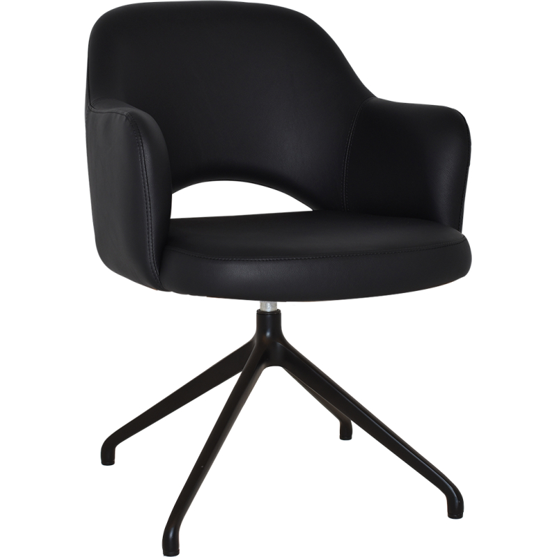 Albury Arm Chair Trestle Black Base - Image 10