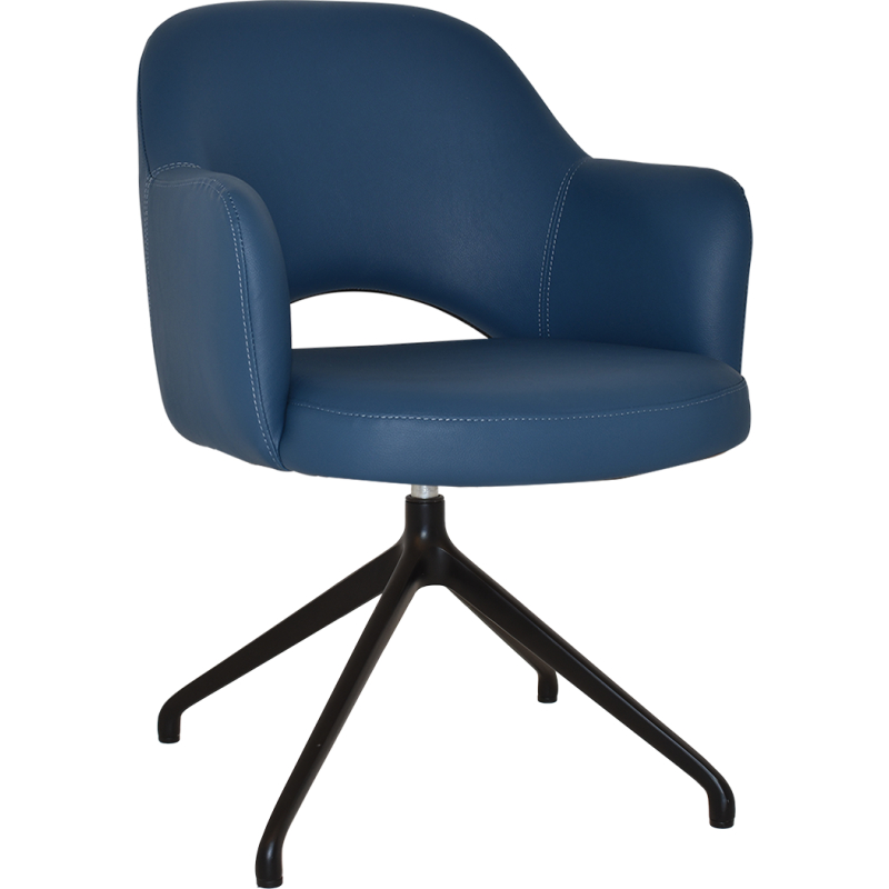 Albury Arm Chair Trestle Black Base - Image 11