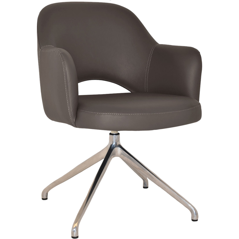 Albury Trestle Arm Chair V2 Aluminium Leg - Image 12