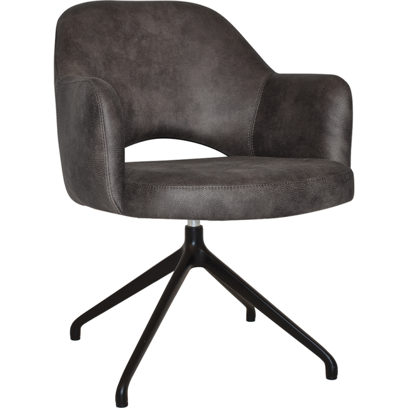 Albury Arm Chair Trestle Black Base - Image 8