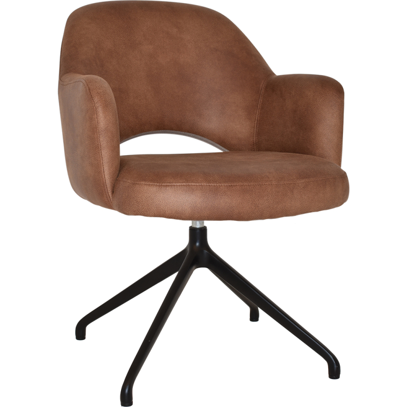 Albury Arm Chair Trestle Black Base - Image 9